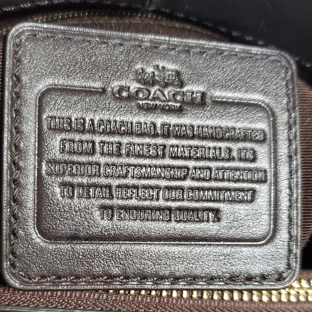 Coach Minetta Python Embossed Satchel Crossbody - image 5